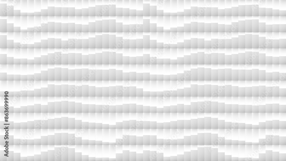 Poster white geometrical seamless wall background. abstract geometric 3d paper style texture. vector illust