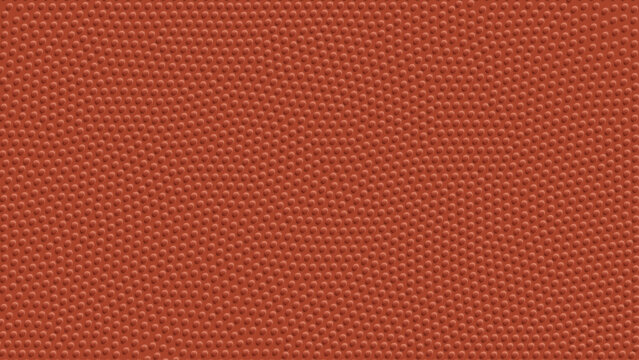 Basketball Ball Realistic Leather Texture with Bumps Pattern Background. Orange Rubber Pebbles Grain Dots Texture. Sports Theme Banner Backdrop. Vector Illustration.