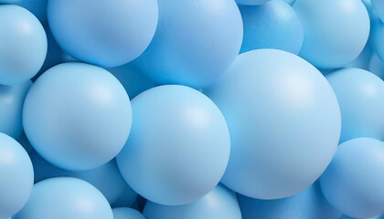 blue 3D balls