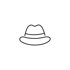 Hat icon vector. EPS 10 editable vector