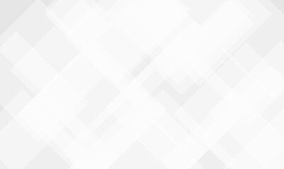 White and gray geometric glossy square technology background. Seamless white geometric banner concept vector background.  cover, poster, brochure, banner, wallpaper design.