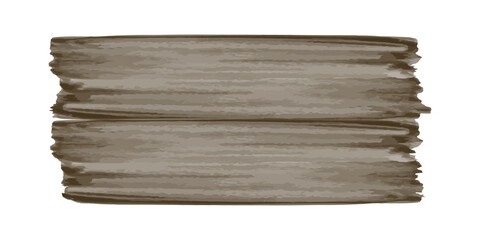 Old weathered wooden plank illustration vector