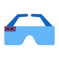 Smart Glasses flat icon