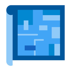 Blueprint flat icon