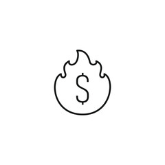 Hot price icon vector. EPS 10 editable vector