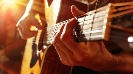 Fototapeta premium Acoustic music player close up. Illustration generated by ai