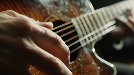 Obraz premium Acoustic music player close up. Illustration generated by ai