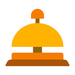 Hotel bell flat icon