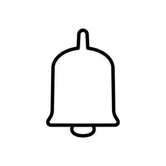 Bell icon. Notification icon. Bell button.