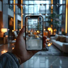 smartphone in the city