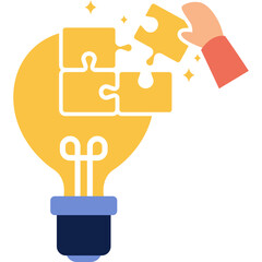 Problem Solving Bulb Icon