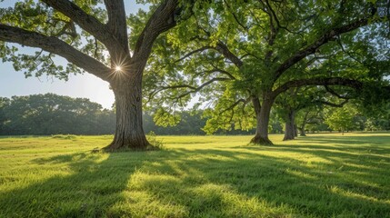 Field with Big Trees