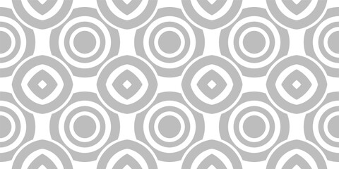 Fototapeta premium Seamless geometric pattern in grey color
