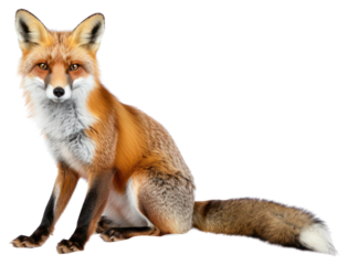 PNG Fox wildlife animal mammal.