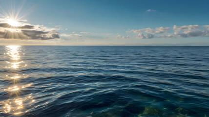 Fototapeta premium sunset over the sea