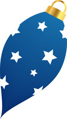 Light Ball Christmas Sticker 