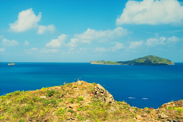 island and ocean background