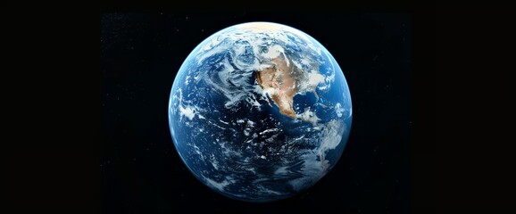 earth view, blue planet earth with space background, high resolution photography, insanely detailed, fine details, isolated on black solid color background, stock photo, professional color grading, hy