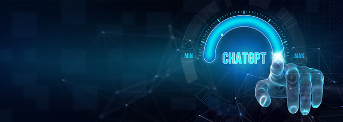 Obraz premium Chatbot Customer service automation NLP natural language processing business technology concept. 3d illustration