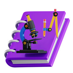 science book 3d icon