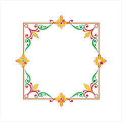 decorative corners and dividers frame