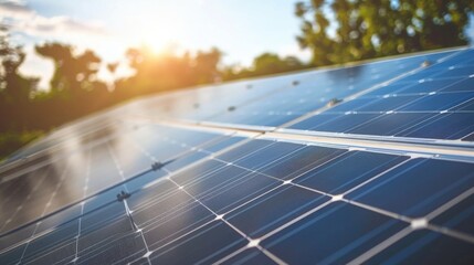 Compact solar panel with empty space