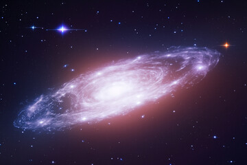 Fototapeta premium Space Quasar Background