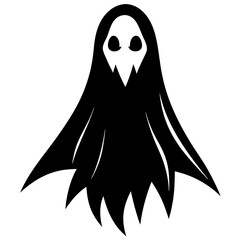 very simple scary ghost shape