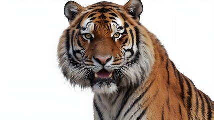Fototapeta premium tiger isolated on white