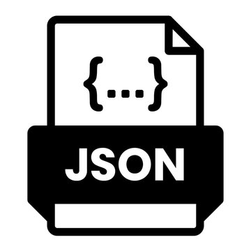 Document file format folder icon json