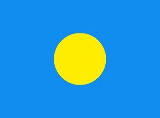 Flag of Palau, Palau flag