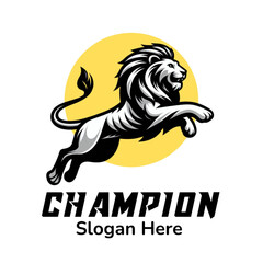 Lion logo vector 
