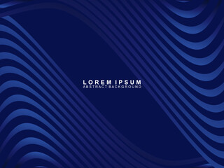 Abstract background of wavy lines with modern gradient blue color, perfect for banner, business card, banner, website, wallpaper, etc.