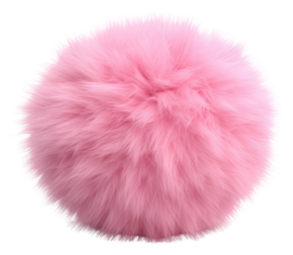 PNG World pink fur white background.