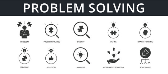 Problem Solving Icon Set