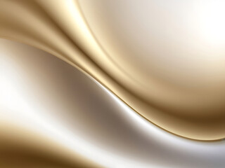 Abstract white gold Gradient background luxury with golden line wave that looks modern blurry background. ai