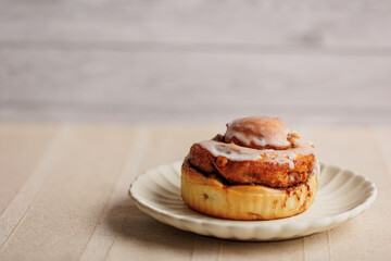 デザートのシナモンロール