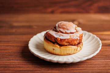 デザートのシナモンロール