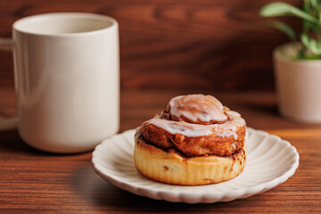 デザートのシナモンロール