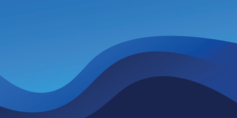 Blue waves background vector. Fluid gradient shapes composition. Futuristic design concept. Trendy vector eps10