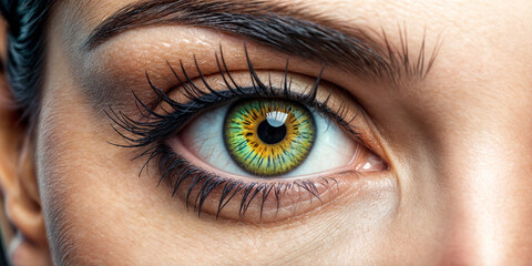 Fototapeta premium eye, contact lenses