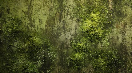 Fototapeta premium Mossy Background with Grunge Texture