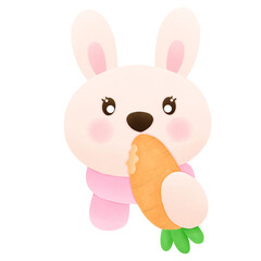 Obraz premium Cute rabbit 
