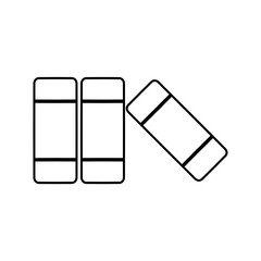 lined book icon eps vector illustration