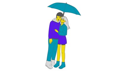 person with umbrella