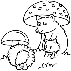 Woodland Escape Coloring Pages For Coloring Book