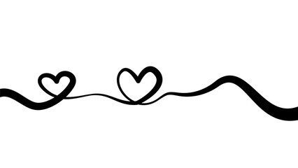 love heart lineart background. heart doodle line art drawing. love doodle. lineart drawing heart background. line art love sign. simple heart line art drawing. Hearts Continuous One Line Drawing.