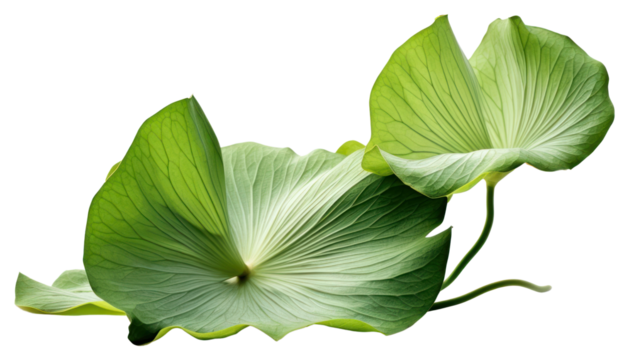 PNG Lotus leaf green flower plant.