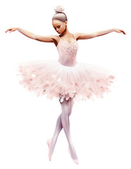 Naklejka premium PNG Animal ballerina dancing footwear ballet.