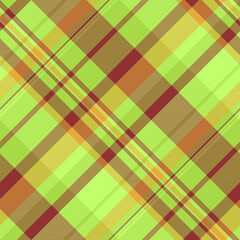 Pano background texture pattern, british vector check plaid. Pop seamless tartan fabric textile in green and red colors.